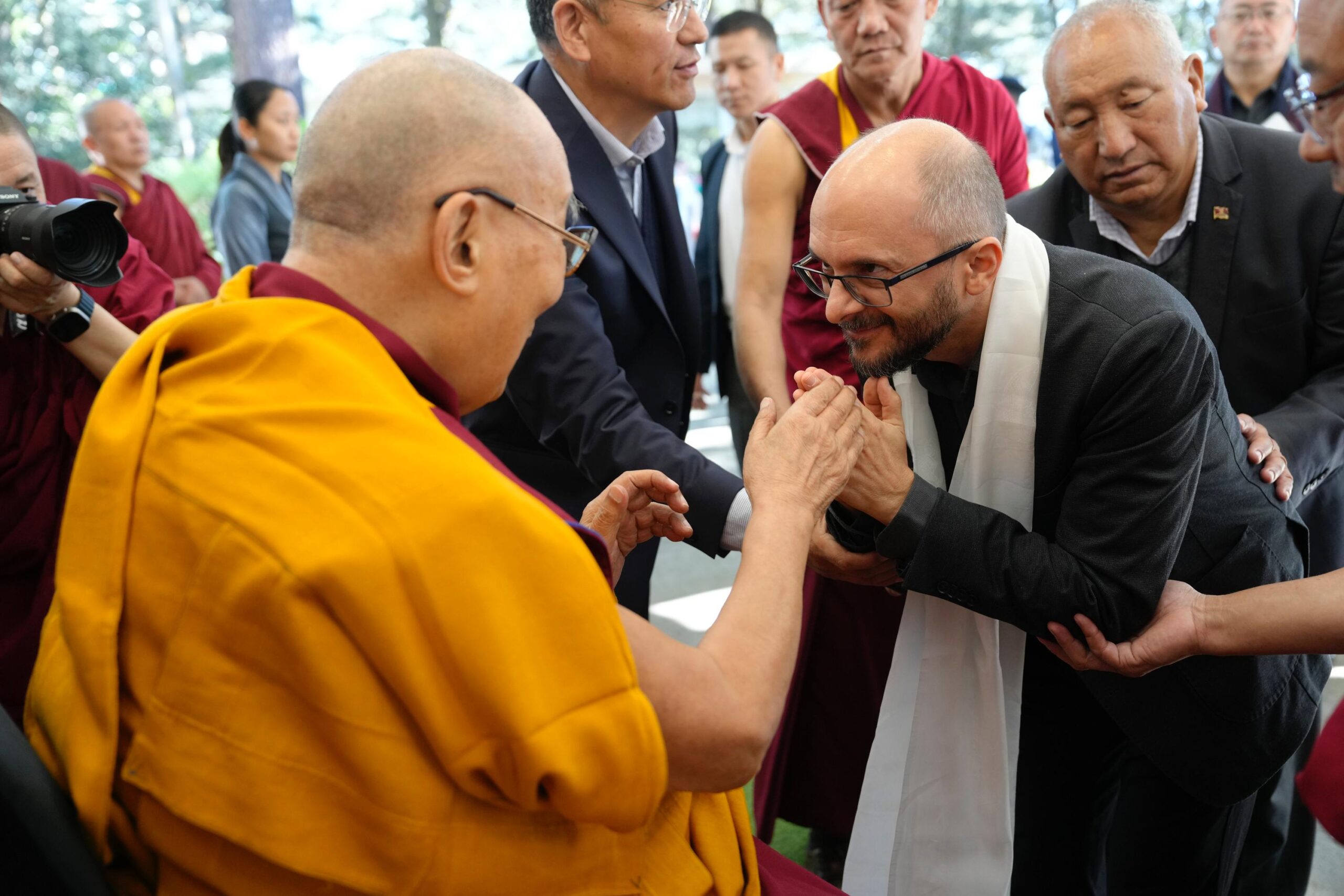 Gábor Karsai at the 39th Mind & Life Dialogue in Dharamsala